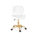 Ver imagem 5 de Cadeira Office Eiffel Slim Base Giratória Branca- Matte