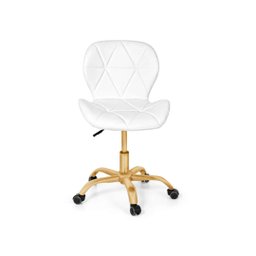 Cadeira Office Eiffel Slim Base Giratória Branca- Matte - 5