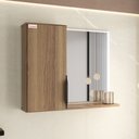 Ver imagem 3 de Conjunto para Banheiro New Crystal com Pés 60cm - Fabribam Gabinetes