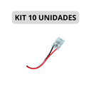 Ver imagem 3 de Kit 10 Conector Rabicho Engate Rapido Fita Led 10mm 12v 24v 110v 220v