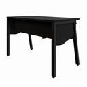 Ver imagem 4 de Mesa Escrivaninha 150cm x 60cm com Gaveteiro Suspenso e Tampo Chanfrado F5 Office Cor:Preto