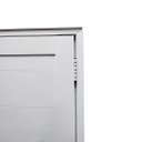 Ver imagem 4 de Porta Lambril de Alumínio Branco com Maçaneta Premium Linha Roma:Direita/210 x 100