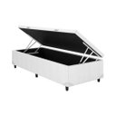 Ver imagem 1 de Box Baú Solteiro 0,88x1,88 Conceito Branco - Corino