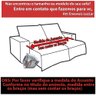 Protetor Sofá Retrátil Ass 1,80m Dupla Face 2Md Tabaco Avelã - 4