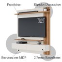 Ver imagem 7 de Painel Home Suspenso TV 65 Polegadas Juriti Off White Matte Freijo Colibri