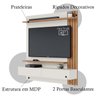 Painel Home Suspenso Tv 65 Polegadas Juriti Off White Matte Freijo Clb - 5