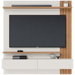 Painel Home Suspenso Tv 65 Polegadas Juriti Off White Matte Freijo Clb - 8