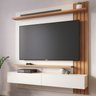 Painel Home Suspenso Tv 65 Polegadas Juriti Off White Matte Freijo Clb - 4