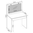 Ver imagem 2 de Penteadeira Camarim Atraente Branco – Demóbile