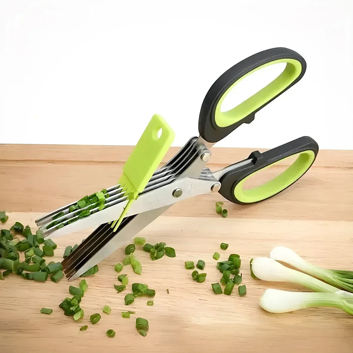 Tesoura de Cozinha 5 Lâminas em Inox Temperos - 3