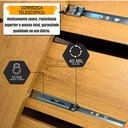 Ver imagem 5 de Guarda-Roupa Casal 5 Portas 1 Porta com Espelho com 3 Gavetas Las Vegas Iii Marrom/Cinamomo