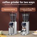 Ver imagem 7 de Amzchef Moedor de Café com 24 Níveis de Moagem e Painel de Controle Led