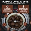 Ver imagem 6 de Amzchef Moedor de Café com 24 Níveis de Moagem e Painel de Controle Led