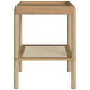 Ver imagem 5 de Conjunto Mesa de Centro e Mesa Lateral para Sala Pés Madeira Moss A03 Hanover Roble - Lyam Decor