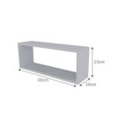 Ver imagem 4 de Conjunto Bim com 3 Nichos Cinza/Cristal