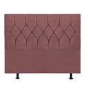 Ver imagem 2 de Cabeceira Estofada Istambul Capitonê 160cm Queen Size Box Quarto Suede Rose Gold - Ahazzo Móveis