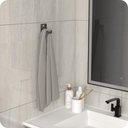 Ver imagem 2 de Gancho de Parede Inox Toalha Cabide Banheiro ELG