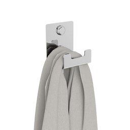 Gancho de Parede Inox Toalha Cabide Banheiro ELG - 6