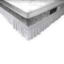 Ver imagem 1 de Saia Box Solteiro com 2 Elásticos e Babado 88x188x38cm Branco