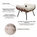 Ver imagem 4 de Puff de Ferro Madeira e Estofado Living Costela Espresso Móveis