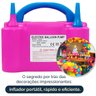 Inflador Eletrico Bomba Compressor Encher Balao Bexiga Bola Aniversario Festa Evento Cha - 7
