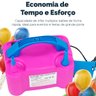 Inflador Eletrico Bomba Compressor Encher Balao Bexiga Bola Aniversario Festa Evento Cha - 9