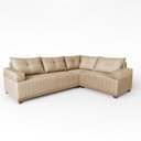Ver imagem 2 de Sofá 4 Lugares 1,77x2,57m Canto Leona Gold Bom Pastor Linho Bege