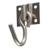 Ganchos Rede Inox + Parafusos e Buchas - 4 Unidades - 1