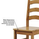 Ver imagem 6 de Kit 4 Cadeiras 100% Madeira Maciça Napoli Espresso Móveis Marrom