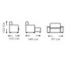Poltrona Cama Solteiro Assento Dobrável Suede Cinza Sleep - Larbelle - 4