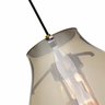 Lustre Pendente Sala Cristal e Vidro Âmbar 50x60cm - 4