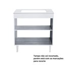 Ver imagem 3 de Balcão para Cooktop 4 e 5 Bocas 2 Portas Montana Elmo/elmo Hr Móveis