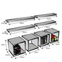 Ver imagem 3 de Conjunto 4 Nichos e 4 Prateleiras Kit Cubos Branco