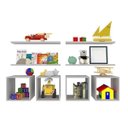 Ver imagem 1 de Conjunto 4 Nichos e 4 Prateleiras Kit Cubos