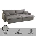 Ver imagem 6 de Sofá Cama Flora 02 Módulos de 90cm Br 15cm Meu Sofá Online