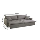Ver imagem 5 de Sofá Cama Flora 02 Módulos de 90cm Br 15cm Meu Sofá Online