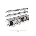 Ver imagem 3 de Conjunto 4 Nichos e 4 Prateleiras Kit Cubos Bege/Carvalho Mel