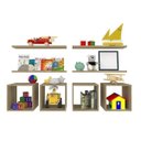 Ver imagem 1 de Conjunto 4 Nichos e 4 Prateleiras Kit Cubos