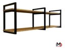 Ver imagem 4 de Prateleira Estilo Industrial Design Moderno Inovador e Elegante para Parede Diversos Ambientes