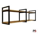 Ver imagem 4 de Prateleira Estilo Industrial Design Moderno Inovador e Elegante para Parede Diversos Ambientes