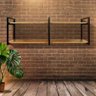 Prateleira Estilo Industrial Design Moderno Inovador e Elegante para Parede Diversos Ambientes - 1
