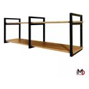 Ver imagem 6 de Prateleira Estilo Industrial Design Moderno Inovador e Elegante para Parede Diversos Ambientes
