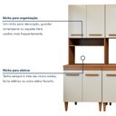 Ver imagem 5 de Cozinha Completa Modulada 12 Portas 3 Gavetas Ibiza