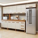 Ver imagem 1 de Cozinha Completa Modulada 12 Portas 3 Gavetas Ibiza