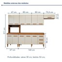 Ver imagem 3 de Cozinha Completa Modulada 12 Portas 3 Gavetas Ibiza