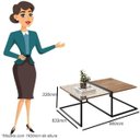 Ver imagem 6 de Mesa de Centro Aurora 