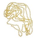 Ver imagem 2 de Kit 2 Correntes Perolada Decorativa Bolinhas Peroladas 8mm x 2,7 Metros - Magizi