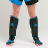 Caneleira Adidas Muay Thai MMA Preto/Azul ADIGSS012-PTAZ - 2