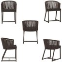 Ver imagem 5 de Mesa e 6 Cadeiras e Noronha Marrom E9 Trama Original Marrom