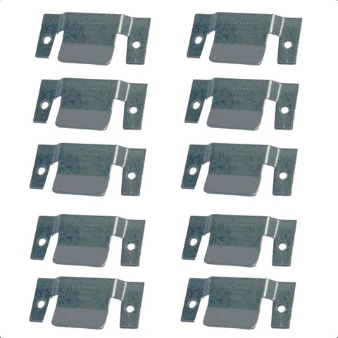 10 Pares Conector Cabeceira Sofá Painel Tvs União Encaixe Aço Galvanizado